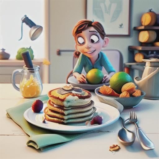 Ricotta and lime pancakes