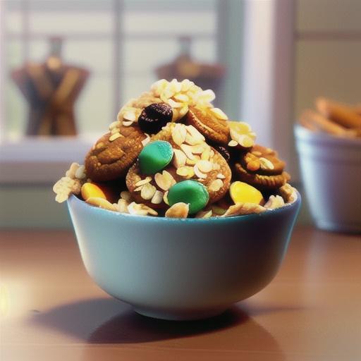 Bowl of Oatmeal Cookie