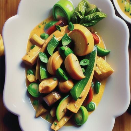 Green chicken jungle curry