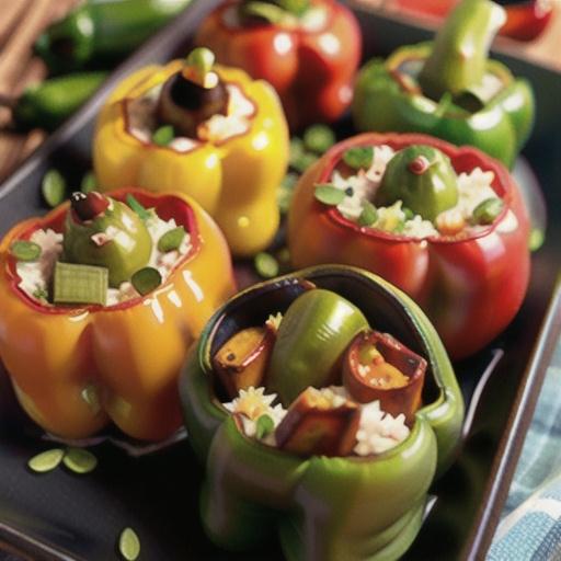 Chorizo Stuffed Bell Peppers