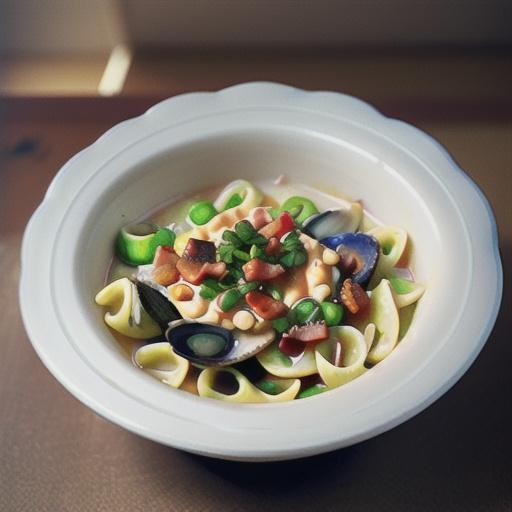 Clam Chowder Shell Pasta