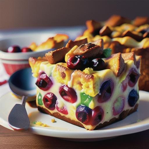Cranberry Bread Pudding