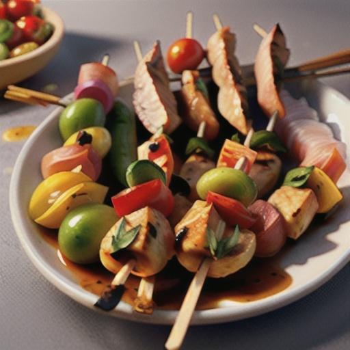 Tomato Chicken Skewers