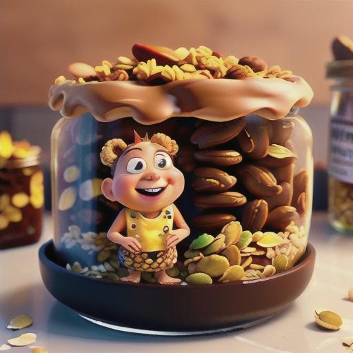 Crunchy Peanut Butter, Chocolate, Coconut Granola