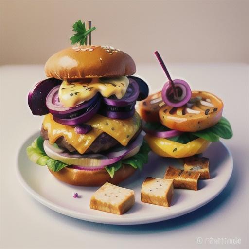 Ultimate summer beef burger