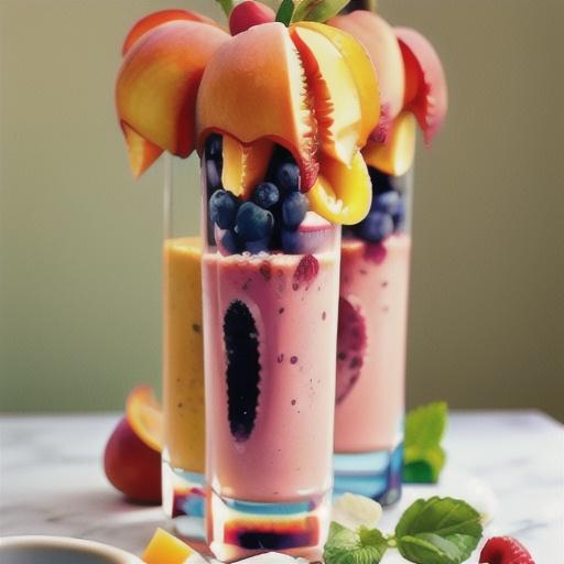 Peach-Berry Smoothie
