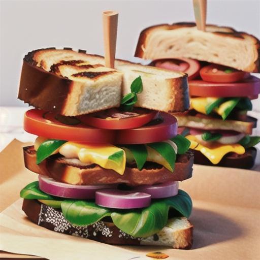 Reuben club sandwich