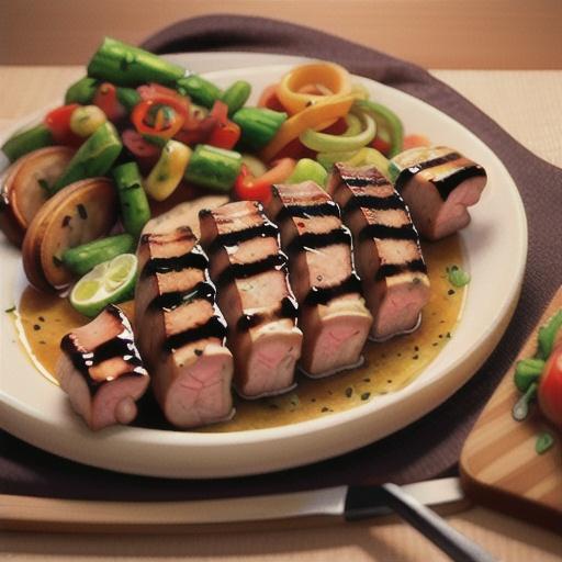 Tangy Grilled Pork Tenderloin