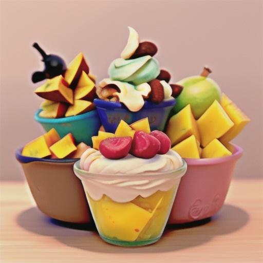 Easy mango fro-yo recipe