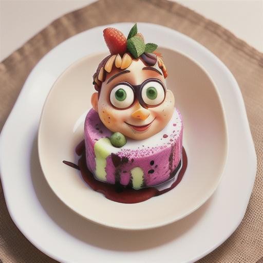 Brandied fruit semifreddo