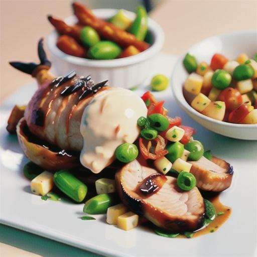 Fennel and chilli roast pork with warm potato salad