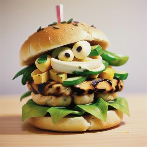 Lemon and thyme chicken burgers