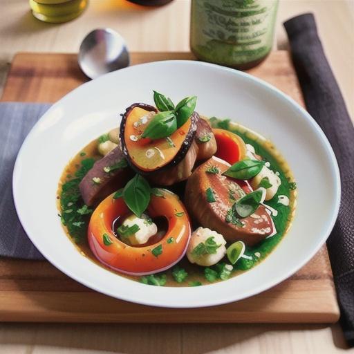 Osso bucco with basil gremolata
