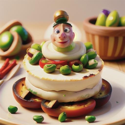 Camembert with Balsamic Bell Peppers