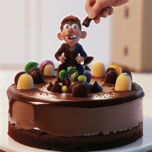 Chocolate mousse cake