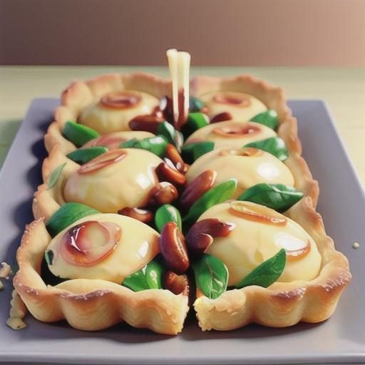 Jersey Royal & taleggio tart