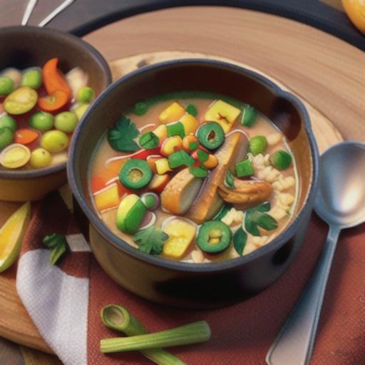 Chicken and Brown Rice Soup