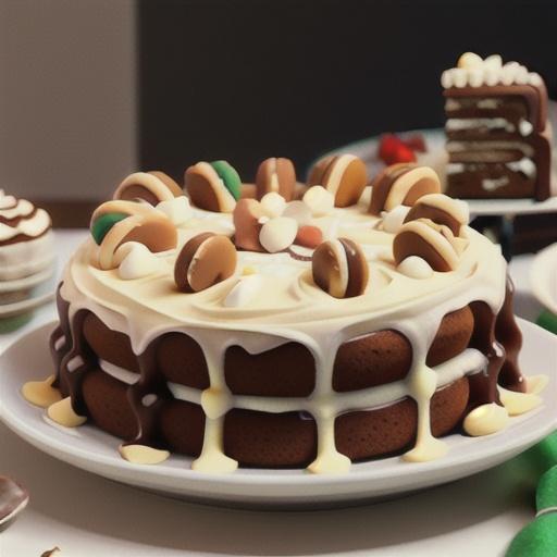 White Chocolate Amaretto Cake