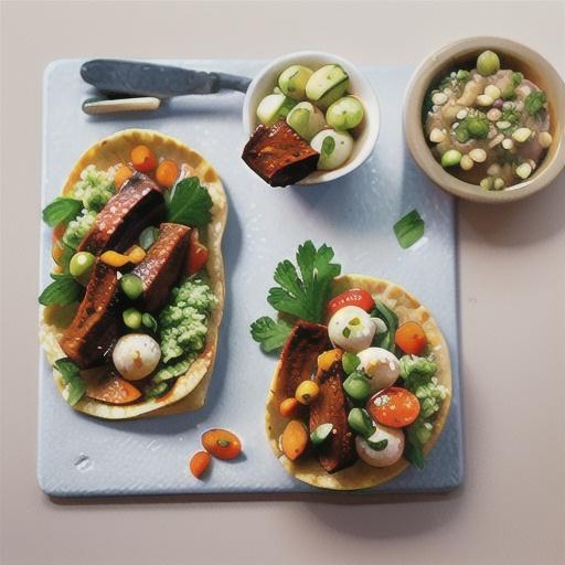 Mediterranean-style beef wraps