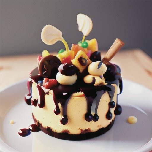 Double chocolate cherry cheesecake