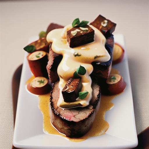 Coffee-Crusted Beef Tenderloin with Dijon Cream