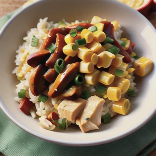 Slow Cooker Cheesy Chicken and Rice