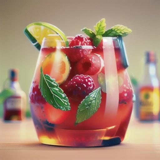 Fresh Raspberry Mojito