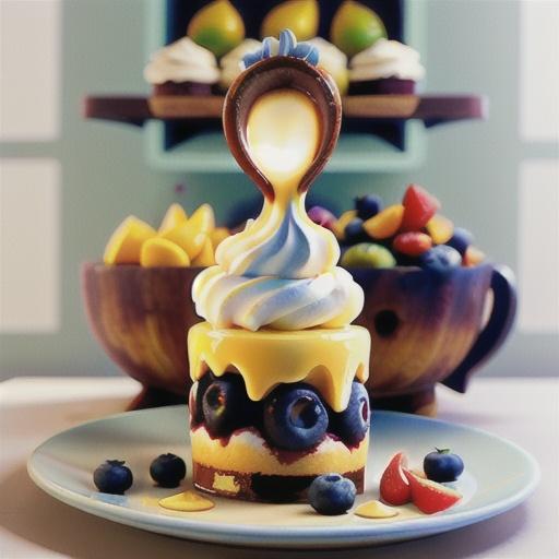 Lemon-Blueberry Dessert