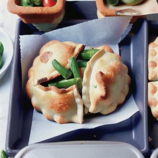 Little vegetable & lamb pasties