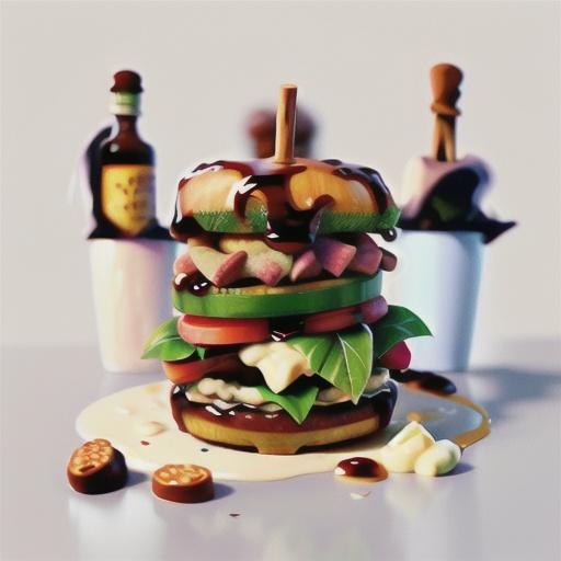 Crusty BLT with balsamic glaze