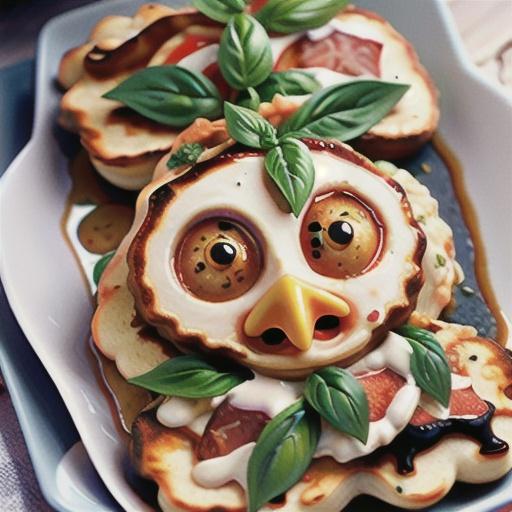 Chicken scaloppine with pancetta and mozzarella