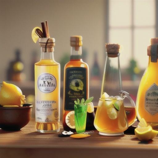 Lemon-Tea-Thyme Martinis