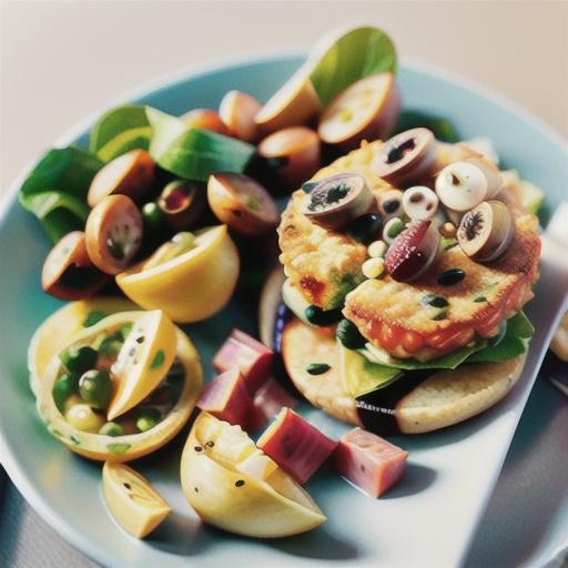 Salmon & caper cakes