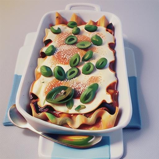 Lower-fat lasagne