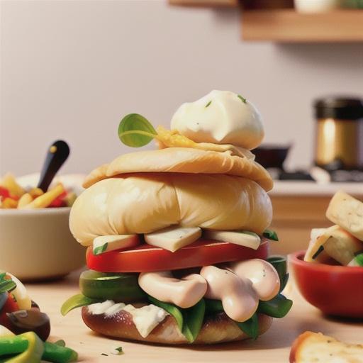 Chicken and camembert sub