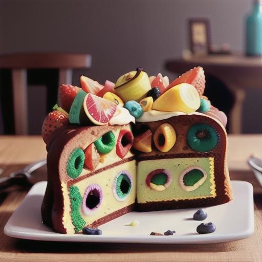 Bundt Cake Fruit Celebration