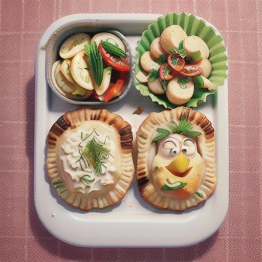 Chicken and fennel pies