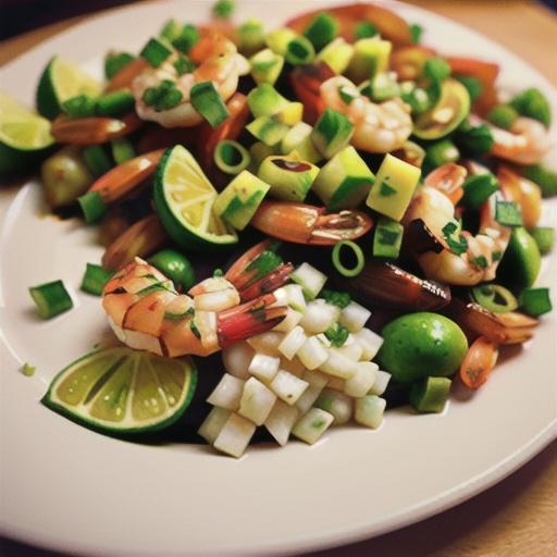 Cilantro Garlic Lime Sauteed Shrimp