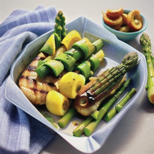 Grilled Swai and Asparagus Packets