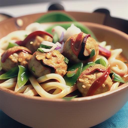 Thai Meatballs in a Tomato Coconut Curry Sauce