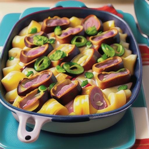 Easy Ham and Swiss Casserole