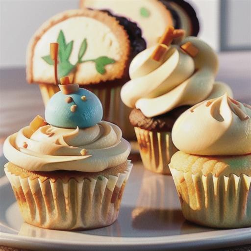 Cornbread Cupcakes with Maple Butter Topping
