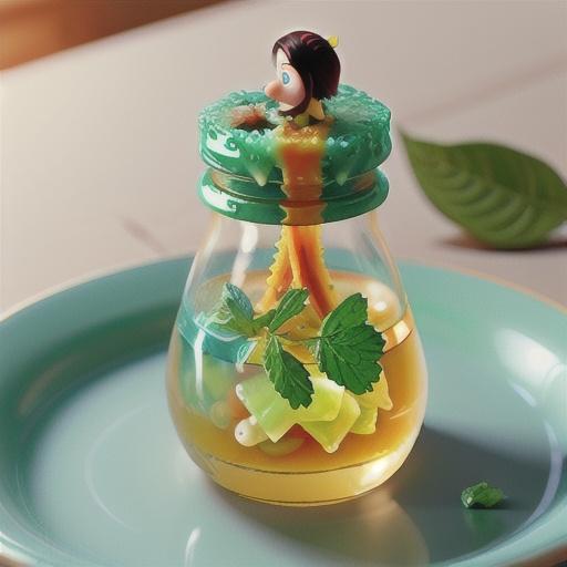 Moroccan mint tea jelly