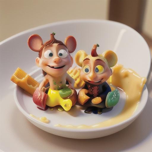 Spiced apple and cheese strudels