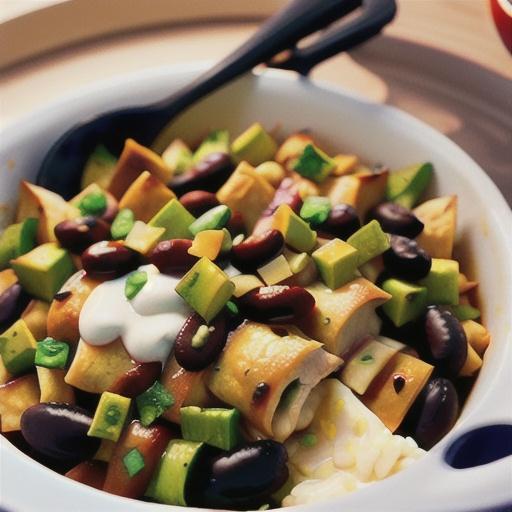 Chicken and Black Bean Casserole