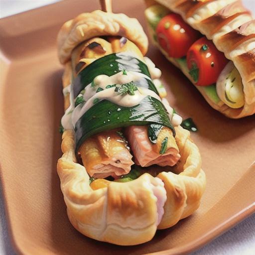 Herbed Salmon Wellington