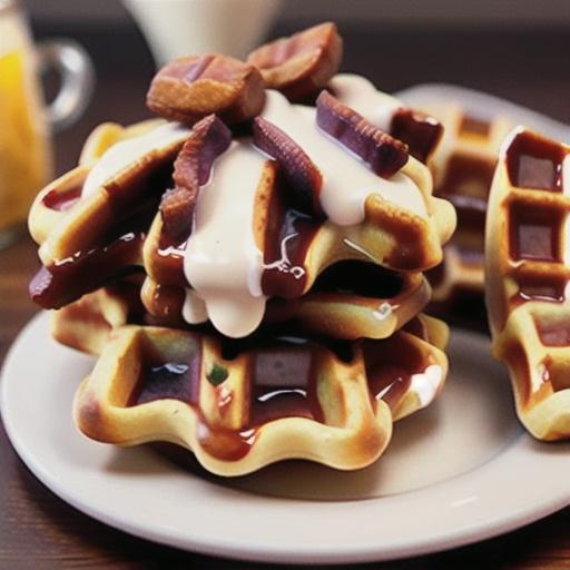 Maple-Bacon Buttermilk Waffles