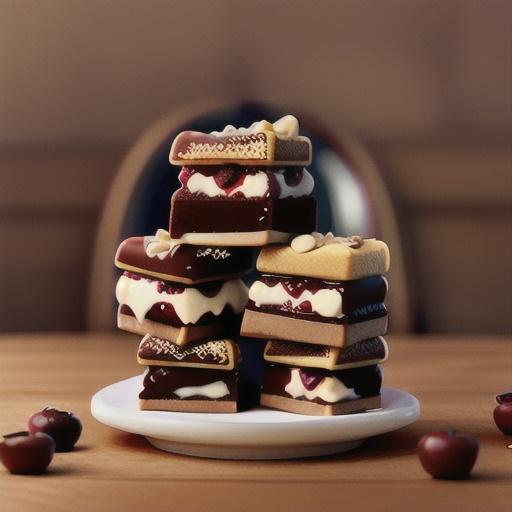 Blonde Brownies with White Chocolate and Cranberries