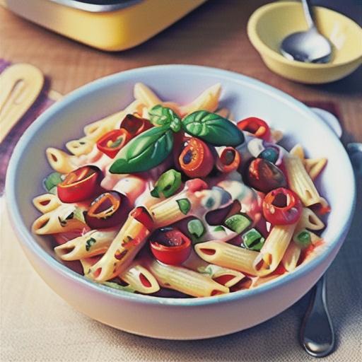 Creamy penne carbonara