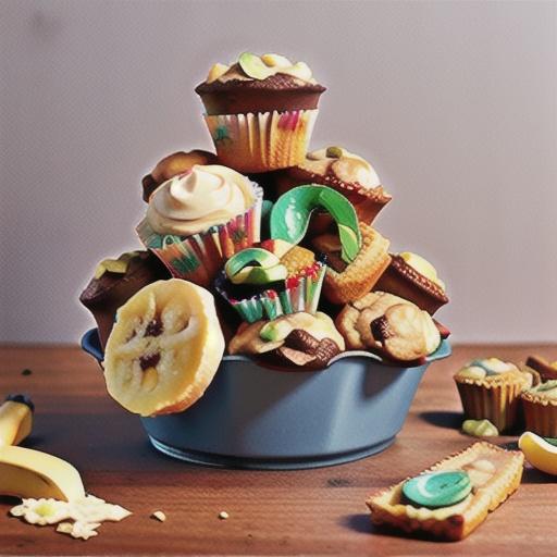 4-ingredient pie maker banana bread muffins recipe